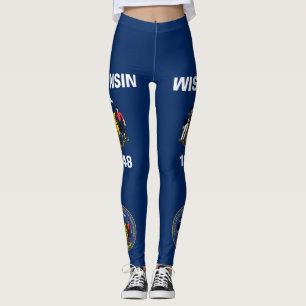 Leggings Drapeau du Wisconsin