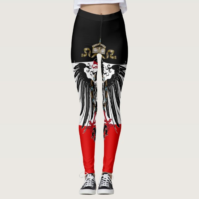 Leggings Drapeau Empire allemand (Devant)