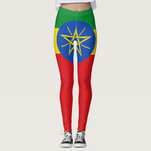 Leggings Drapeau Éthiopie