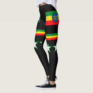 Leggings Drapeau Éthiopie