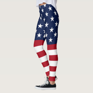 Leggings Drapeau étoilé USA