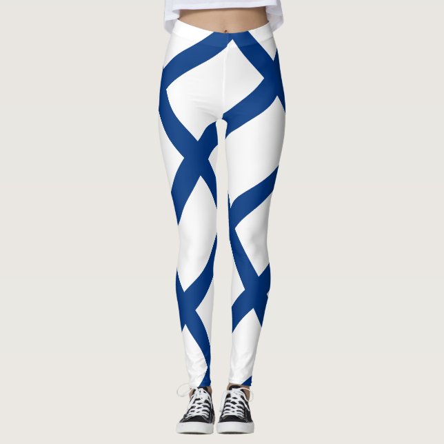 Leggings Drapeau finlandais Patriotique finlandais (Devant)