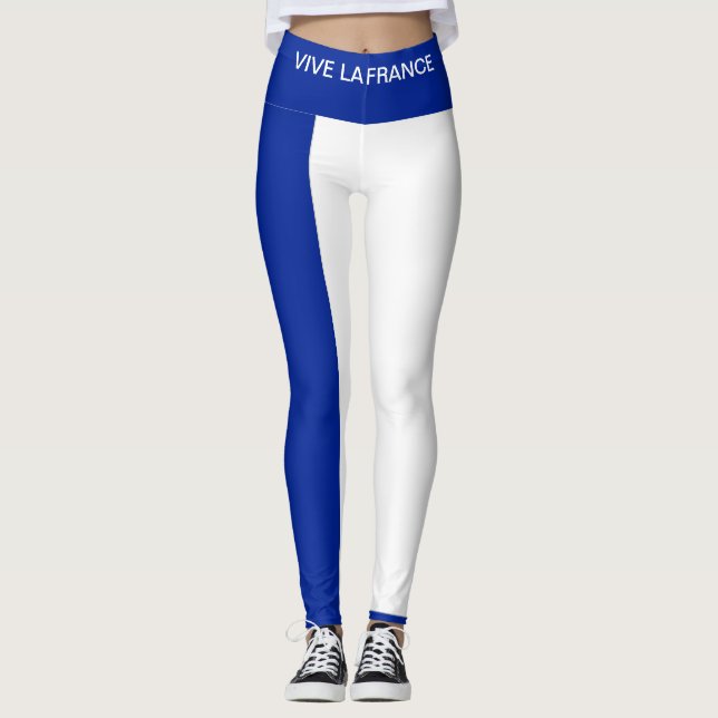Leggings Drapeau français (Devant)
