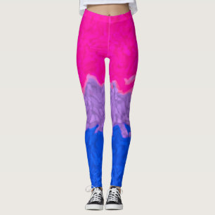 Leggings Drapeau funky Bi Pride