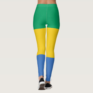Leggings Drapeau gabonais (Gabon)