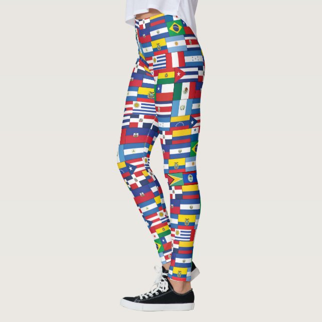 Leggings Drapeau Héritage Hispanique (Gauche)