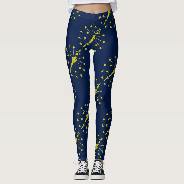 Leggings Drapeau Indiana (Devant)