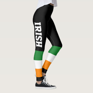 Leggings Drapeau irlandais Jour de la Saint Patrick ROI Tri