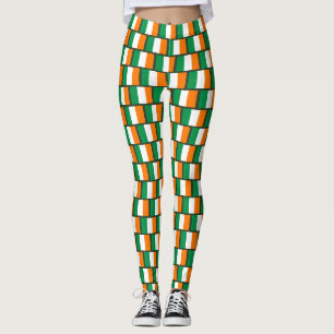 Leggings Drapeau irlandais mignon Parti Jour de la Saint Pa