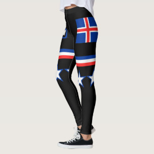 Leggings Drapeau Islande
