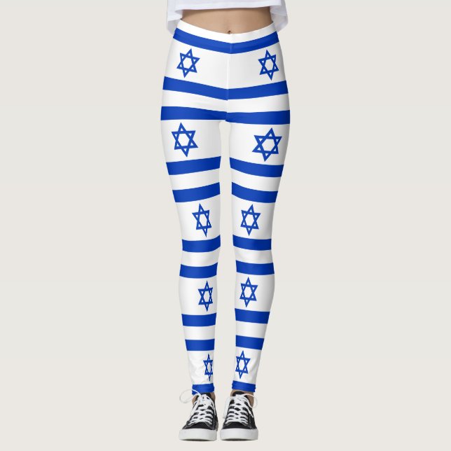 Leggings Drapeau israélien (Israël) (Devant)