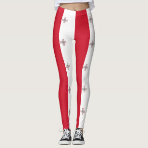 Leggings Drapeau maltais