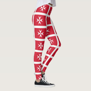 Leggings Drapeau maltais