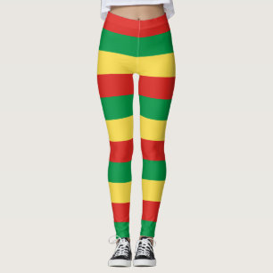 Leggings Drapeau national de la République du Congo