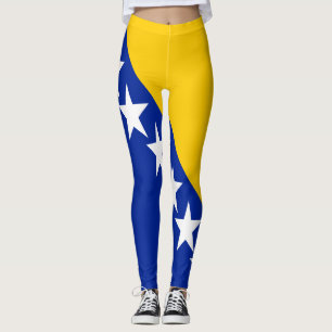 Leggings Drapeau patriotique de Bosnie-Herzégovine
