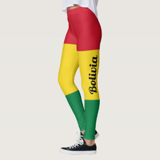 Leggings Drapeau Personnaliser Bolivie
