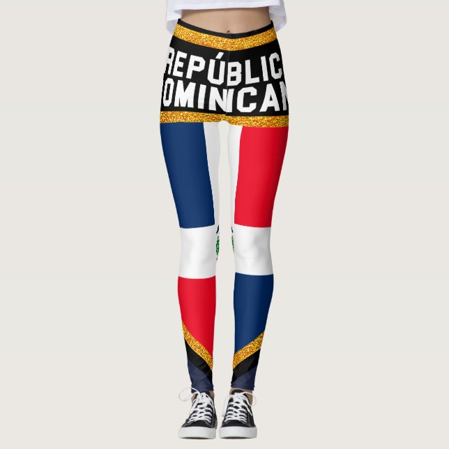 Leggings Drapeau República Dominicana (Devant)