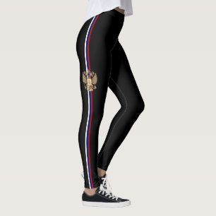 Leggings Drapeau russe Armoiries