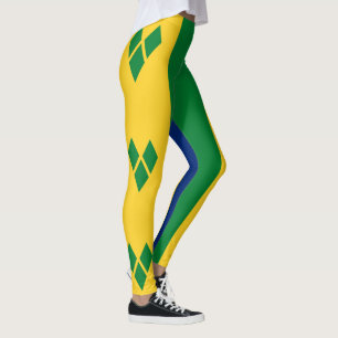 Leggings Drapeau Saint-Vincent