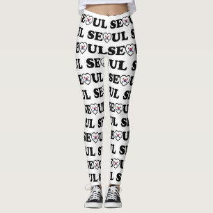 Leggings Drapeau Seoul Love Heart Taegeukgi