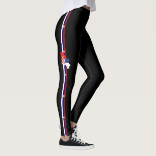 Leggings Drapeau serbe
