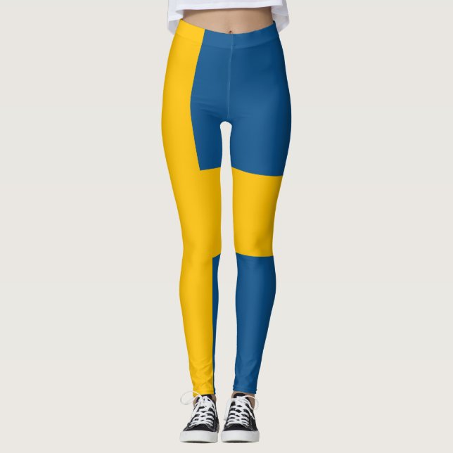 Leggings Drapeau suédois (Devant)
