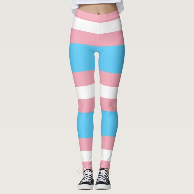 Leggings Drapeau Trans (Devant)