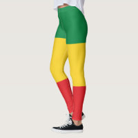 Drapeau vert, or (jaune) et rouge