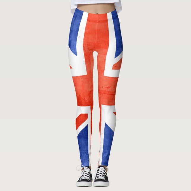 Leggings Drapeau vintage UK #10 (Devant)