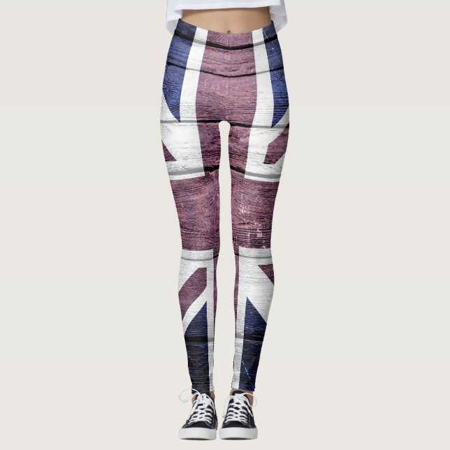 Leggings Drapeau vintage UK #11 (Devant)