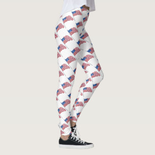 Leggings Drapeaux américains