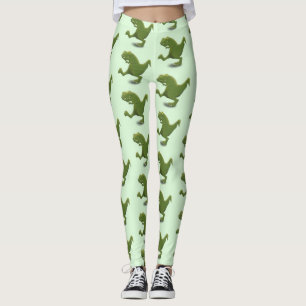 Leggings Drôle T rex dinosaure dessin animé humour