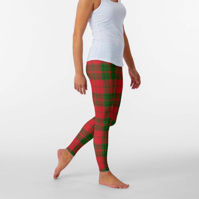 Leggings Drummond Clan Cute Tartan Plaid (Créateur téléchargé)
