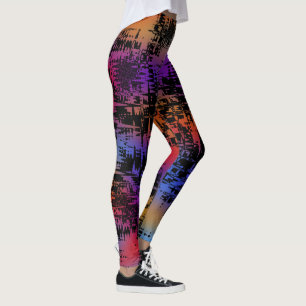 Leggings du coucher de soleil de la ville