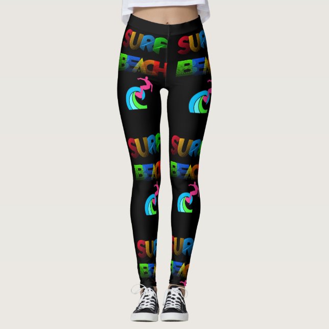 Leggings du Surf de cavalier (Devant)