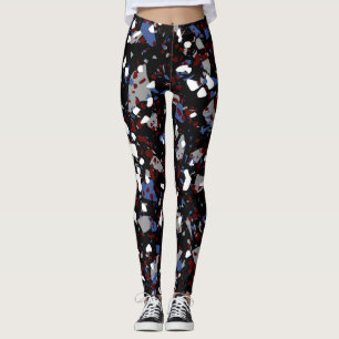 Leggings du Terrazzo noir