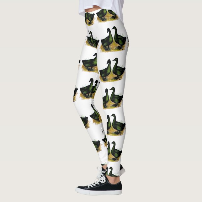 Leggings Ducks:  Cayuga Pair (Gauche)