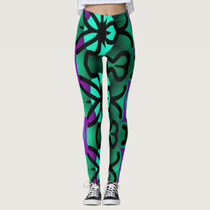 Leggings d'un motif abstrait "Ratti_Creative_Arts"