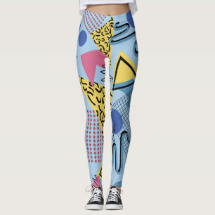 Leggings Dynamique 80s Memphis