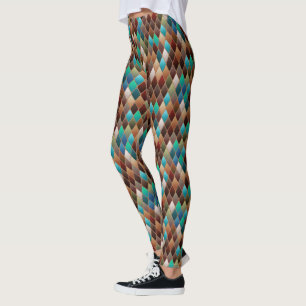 Leggings Earth Dragon Scales