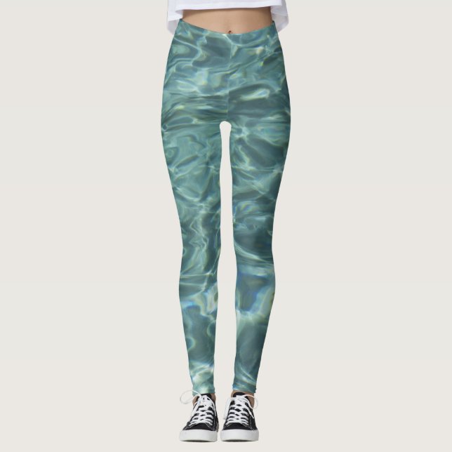 Leggings Eau bleue claire (Devant)
