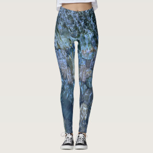 Leggings Eau de ruissellement, ruisseau, vapeur, Pierres so