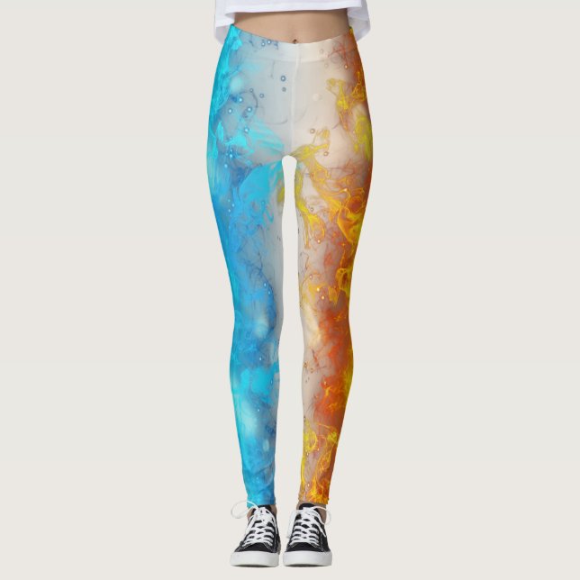 Leggings Eau & Feu (Devant)