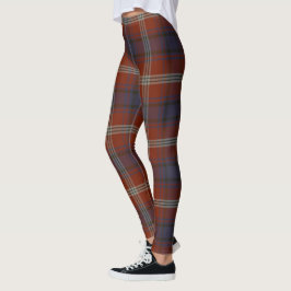 Leggings Ecosse Clan Ainslie Ancienne Tartan Femmes Leger