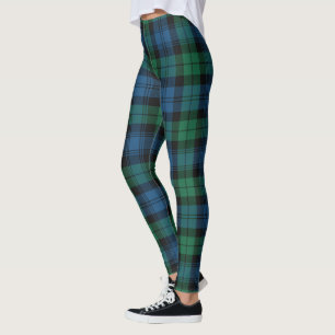 Leggings Ecosse Clan Blackwatch Jambe Jambe des femmes tart