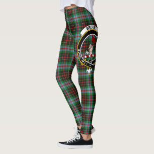 Leggings Ecosse Clan Brodie Crest moderne Tartan Women