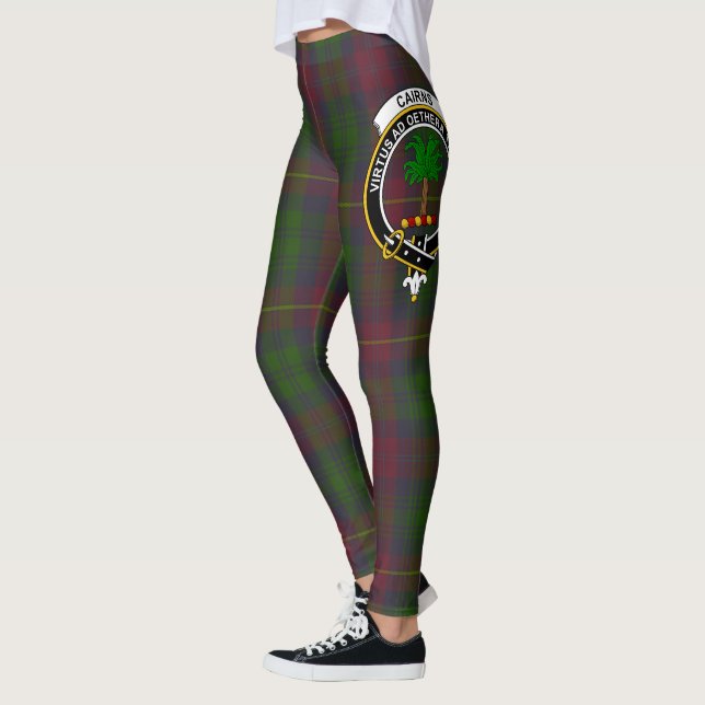 Leggings Ecosse Clan Cairns Chasse Crest Tartan Femmes (Gauche)