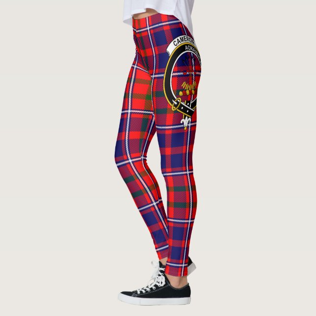 Leggings Ecosse Clan Cameron De Lochiel Modern Crest (Gauche)