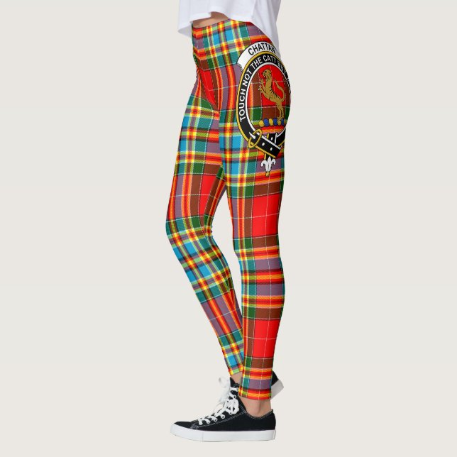 Leggings Ecosse Clan Chattan Moderne Crest Tartan Femmes (Gauche)