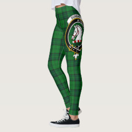 Leggings Ecosse Clan Dunbar Chasse Crest Tartan Femmes